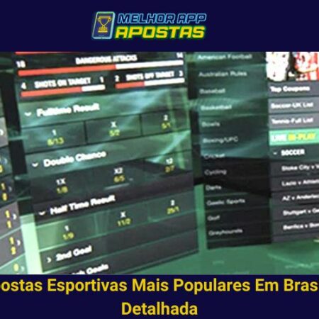 O Melhor App De Apostas Esportivas Mais Populares Em Brasil. Uma Comparação Detalhada